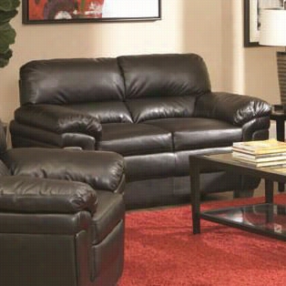 Coaster Furniture 502952 Fenmore Casual Ultra Plush Faux Leather Love Seat