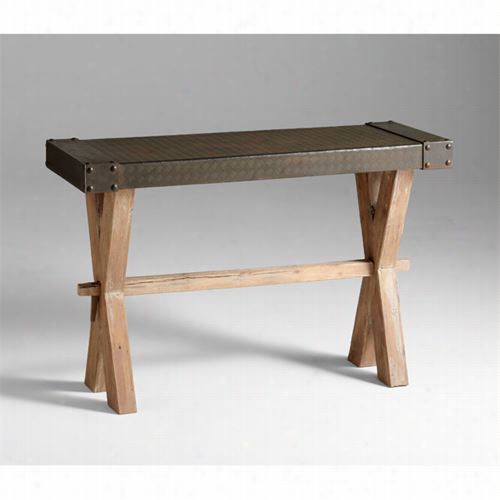 Cyan Design 04955 Mesa  Consolet Able In Raw Iron/natural Wood