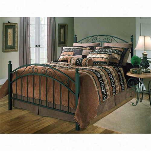 Hillsdale Frniture 1140b F Willow Full Bed Set In Textured Blackk - Rails Not Included