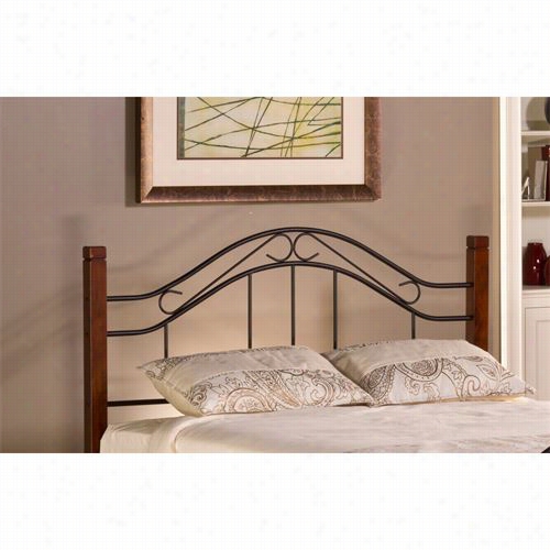 Hillsdale Furniture 1159hfqr Matsn Flul/queeen Headb Oard Incherry And Black With Rails