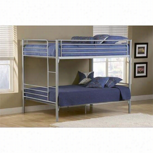 Hillsdale Furniture 1178fbb Universal Full Bunk Bed In Slver