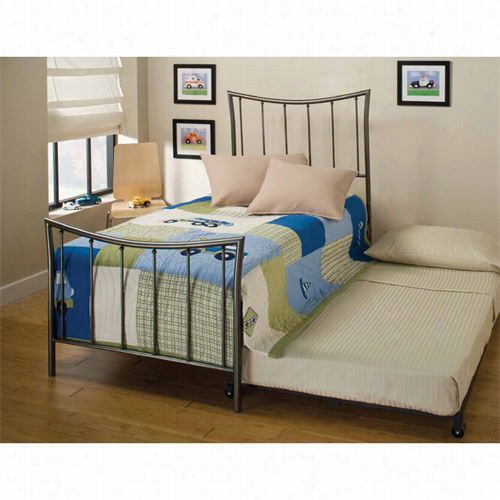 Hillsdale Furniture 1333btwhtr Edgewood Duo Panel Twin Bed With Roll-out Trundle