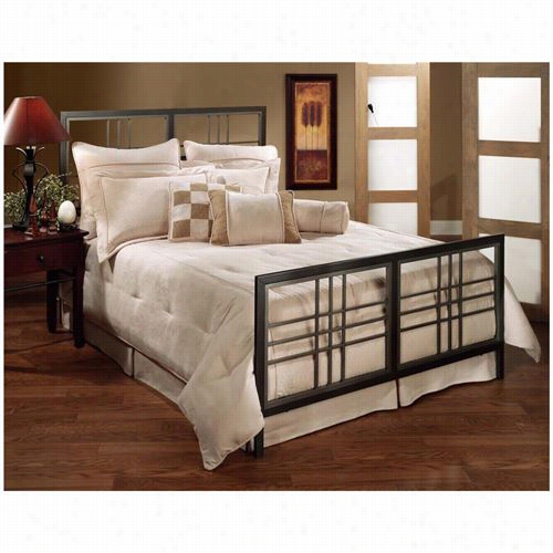 Hillsdale Furniture 1334-460 Tiburon Full Bed Set In Magnesium Pewter - Rails Not Include D