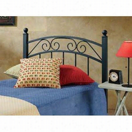 Hillsdale Furniture 224-34 Willow Twin Headboard In Textured Black - Rails Not Included