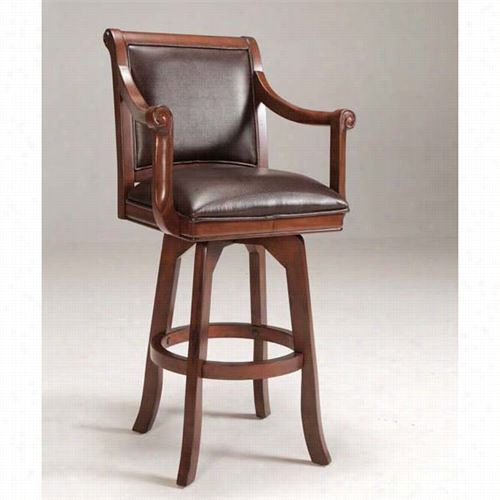 Hillsdale Furniure 4185-830 Palm Springs Barstool In Mediium Brown Cherry