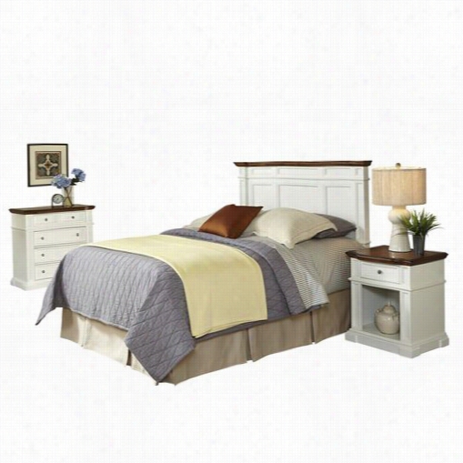 Home Styles 5002-6o16a Mericana King/california King Headboard, Night Stand And Chest