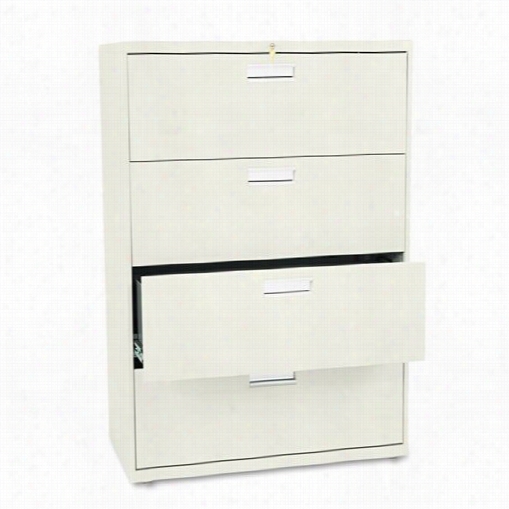 Hon Industries Hon684l 600 Series 36"" 4 Drawers Lateral File