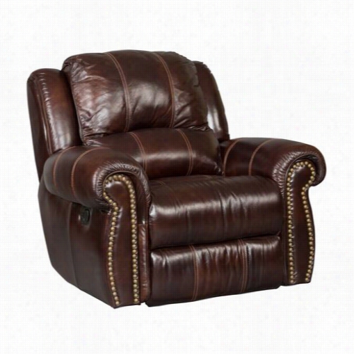 Hooker Furniture Ss611 1-1g-06 8 Saaddle Brown Glider/recliner