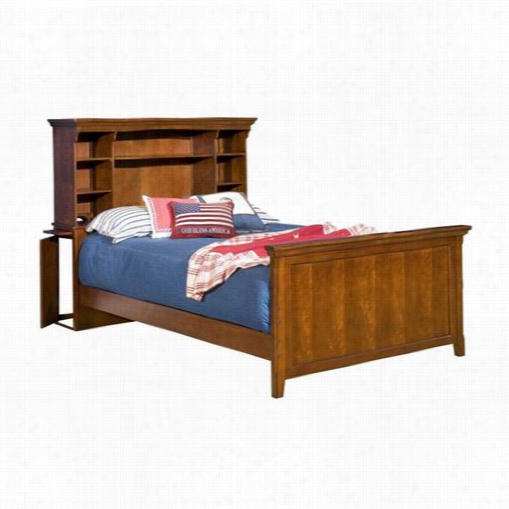 Legacy Classic Furniutre 490-4803k American Spirit Twin Complete Booockase Bed With Twin Rails