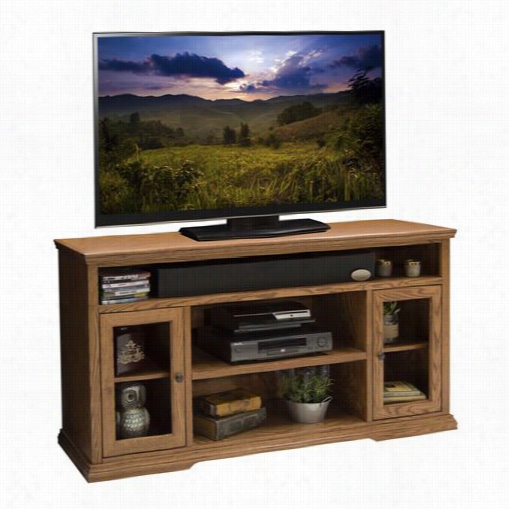 Legends Furniture Cp1328.gdo Colonial Town 62"" Tall Tv Cart In Ggolden Oak