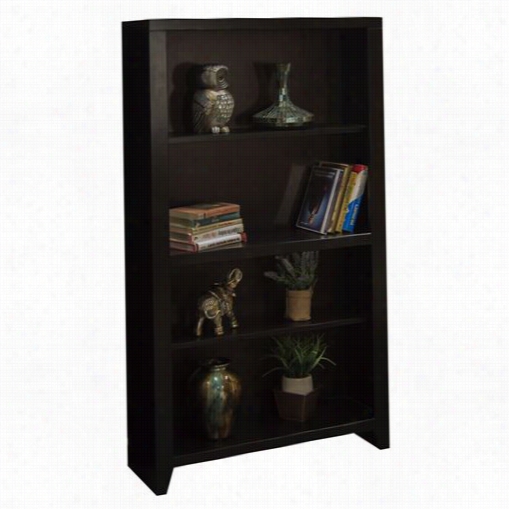 Legends Funiture Ul6660.moc Uran Olft Bookcase Witg 1  Fixed And 2 Adjustable Shelves In  Moocha
