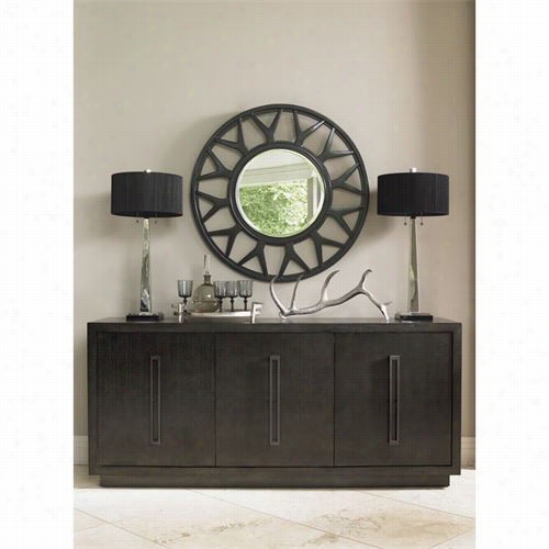 Lexingon Furm Iture 911-222-911-201 Carrera Caymandouble Dresser With Round Mirror