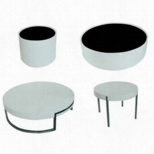 Mobital Occasional-pcs-vva-coffee-table Viva Coffee Table In Whiteehihg Gloss With Drawer And Black Glass/white Glass