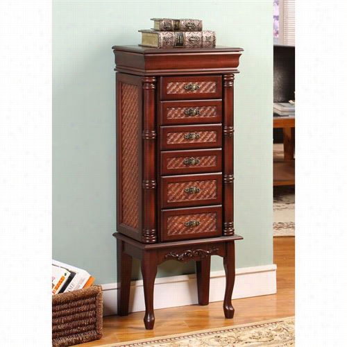 Nathan Direct J1003arm-m-ch M Andala Ay 6 Dra Wer Jewelry Armoire