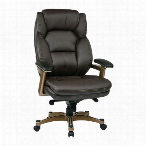 Office Star Oph61061 Executive Eco Leather Chair