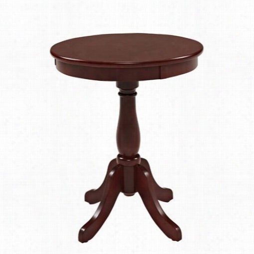 Powell Furniture 286-352 Round Accent Table In  Red