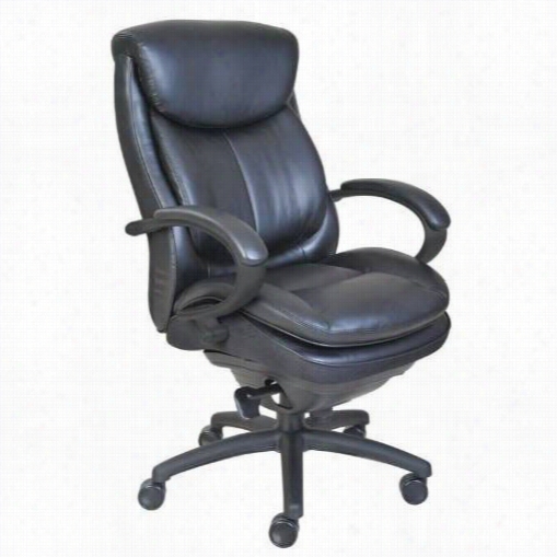 Swrta At Homs 445031 300 Series Executive Puresoft Faux Leathr Chair In Black