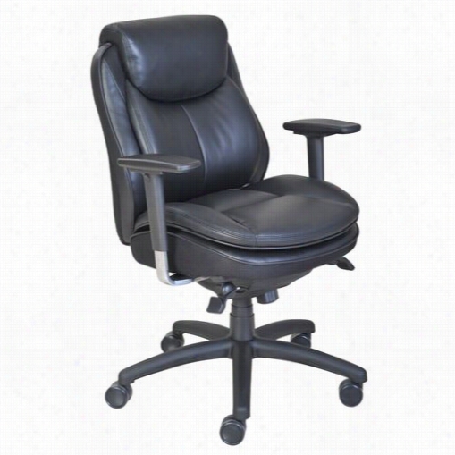 Sedta At Home 5033 400 Series Task Purwsoft Faux Leather Task Chairman In Black