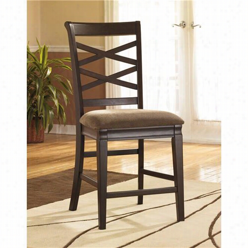 Sign Ature Design By Ash Ley D480-124 Hayley Upholstered Barstool - Set Of 2