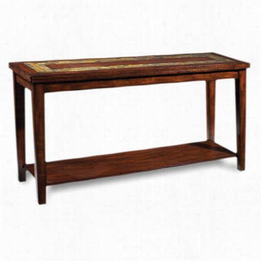 Steve Silver Da10s Davenport Sofa Table In Burnished Medium Brown Cherry