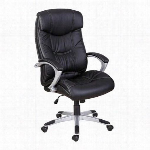 Techni Mobili Rta-3265-bk High Back Executtive Chair In Black