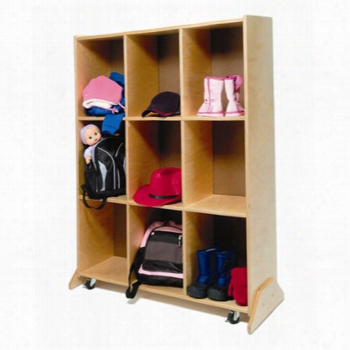 Whitney Brothers Wb0809 9 Cubby Storage And Teaching Center