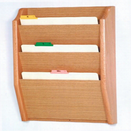 Wooden Mallet Ch17-3 3 Pocket Legal Size File Holder