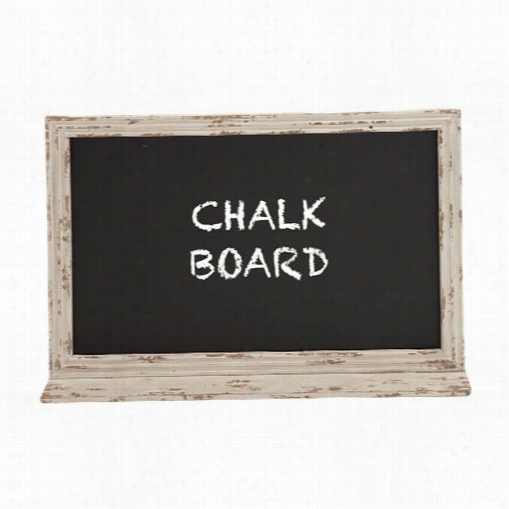 Woodland Imports 20277 Attractive Wood Blue Blackboard