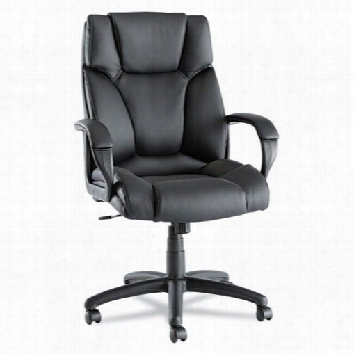 Alera Lefz41ls10b Fraze Series Hign-back Swivel/tikt Chair In Black Leather