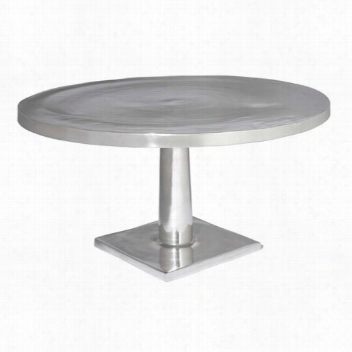 Allan Copley Designs 21201-01r Surina Round Cocktail Table In Cast Aluminum