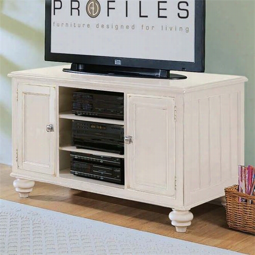 America Drew 920-585 Camden--light 48"" Rta Feet Entertainment Cneter Tv Stand In Buttermilk