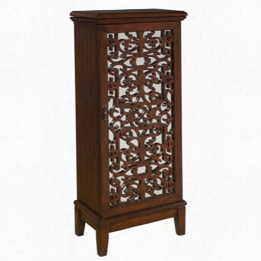 Coast To Coast 67416 Jewelry Armoire In Kells Corner Brown