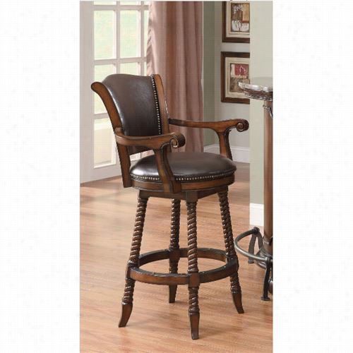 Coaster Furniture 100679 29"" Bar Stool In Cherry