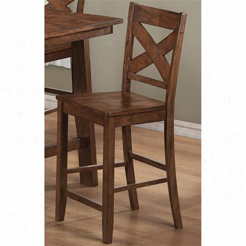 Coaster Furniture 104189 Lawson X-back Bar Stool