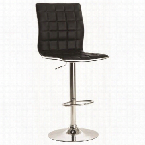 Coaster Furniture 1220 8 Adjhstable Waffle Br Stool Witth Footrest