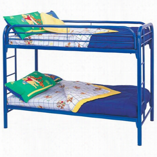 Coaster Furniture 2256b Fordham Twin Over Twin Bunk Bed In Ble Upon Built-in Ladders