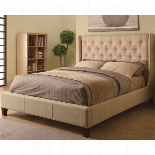 Coaster Furniture 300332q Queen Upholstered Bed