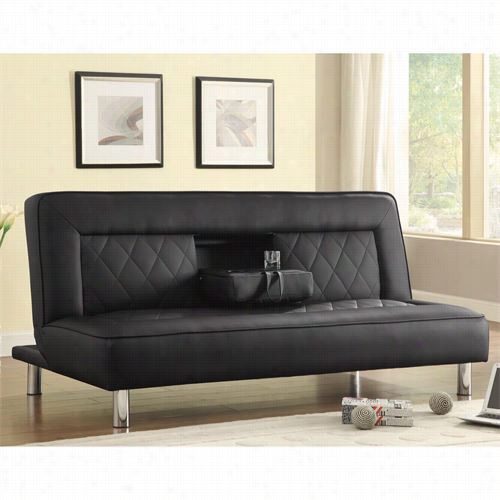 Coaster Fur Niture 500010 Contemporary Sofa Bed In B Lack