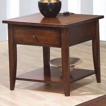 Coaster Ufrnit Ure70095 7 Whitehall End Talne In Walnut With Shelf And Drawer