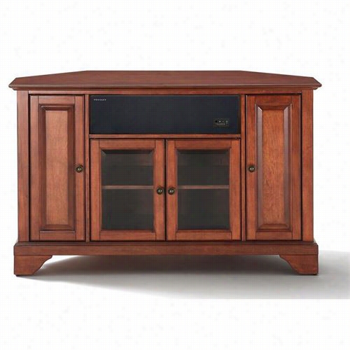 Cro Sley Furniture Kf1006basch Lafayette 48"" Clrner Aroundsonud Tv Stand In Classi Cherry