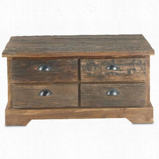Currey And Company 3188 Indio Chest In Natural