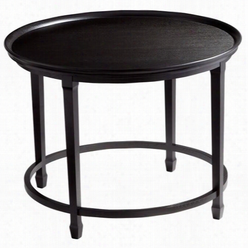 Cyan Design 06027 Merry Go Round Foyer Table In Black Limed