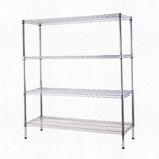 Eccel Es-481860 48""w X 60"" X 18"&quof;d Multi Purplse 4 Tier Wie Shelving