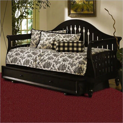 Fas Hion Bed  Group B50139 Fraser Twin Size Daybed In Distressed Black With Link Spring