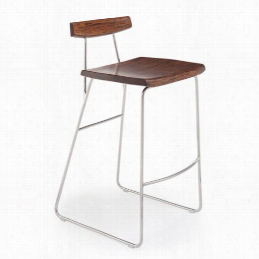Greenington G0053e Paris 30&quit;" Bar Height Stool Withback In Exotic