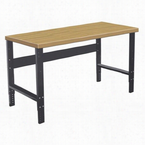 Hallowell Hw B7230m-me 2"" Wx 30""d X 34&qukt;"h Workbench In Minight Ebony