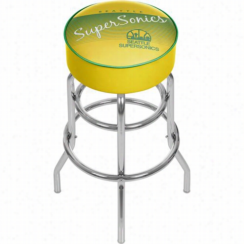 Hardwwood Classics Nba Nba1000hc-sss Seattle Super Sonics Nba Hardwood Classcs Bar Stool