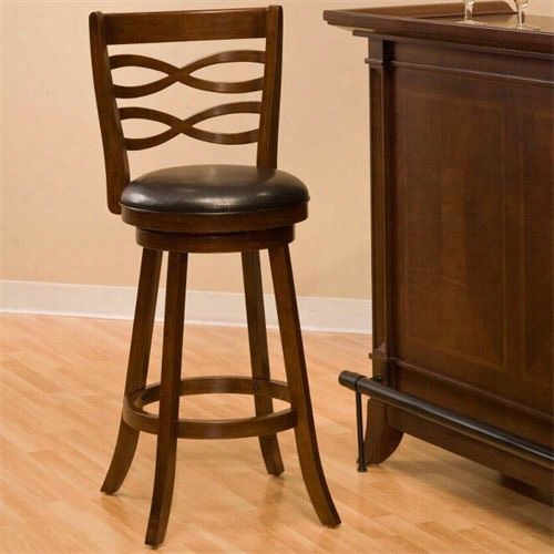 Hillsdale Urni Ture 4476-830 Elkhorn Swivel Barstool In Cherry