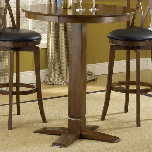 Hillsdale Furniture 4975ptbbrn Dynamic Desiggns Pub Table In Brown Cherry