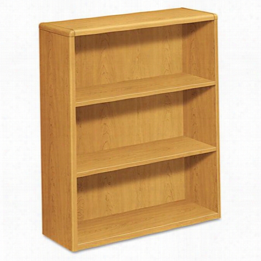 Hon Industri Es Hon10753 10700 Series 3  Shelf Wood Bookcase